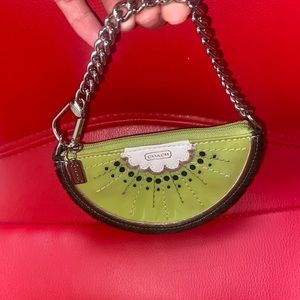 Coach kiwi wristlet wallet nwt